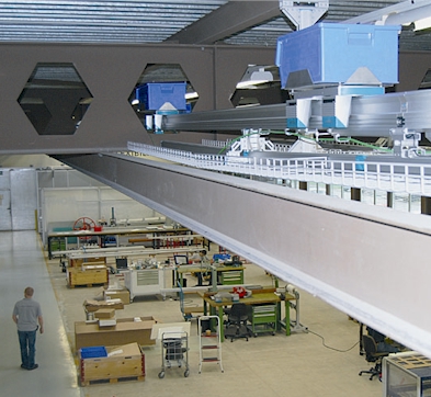 Montrac monorail pallet system